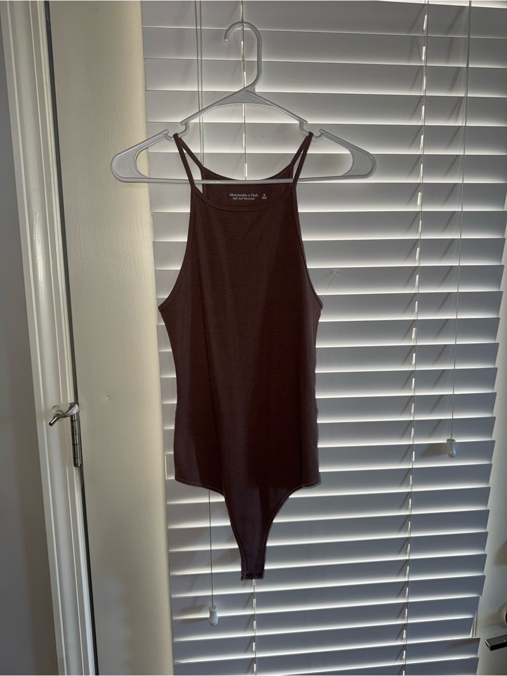 Abercrombie & Fitch Ribbed Halter Bodysuit